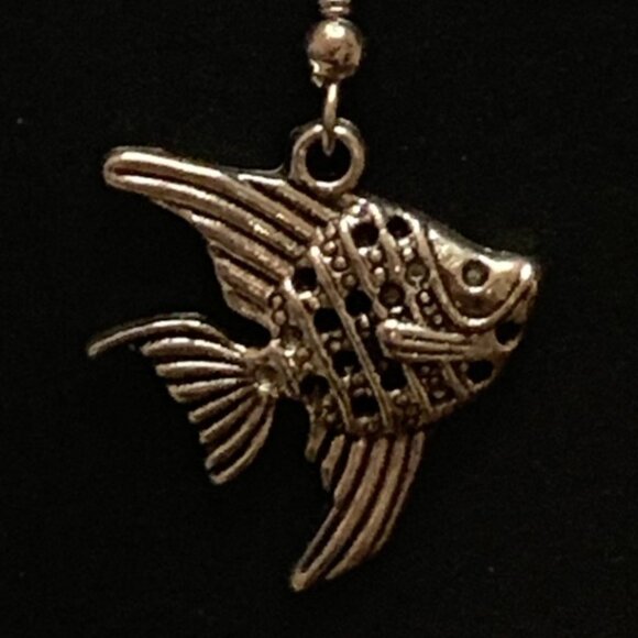 Fish Earring, Fish Jewelry, Gift Idea, Silly Animal Earring, Novelty Earring - Picture 2 of 9